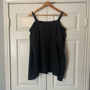 Danskin Bare Shoulder Sweatshirt NWOT